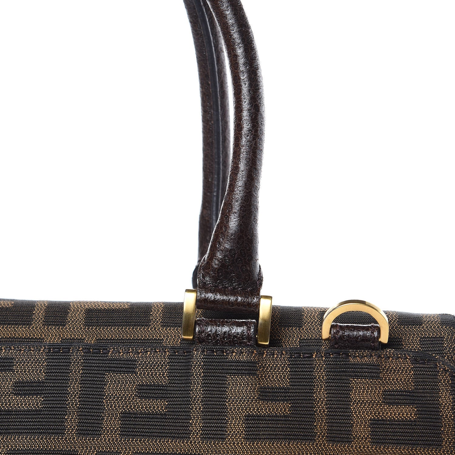 Fendi Zucca Satchel Tobacco 11 of 14