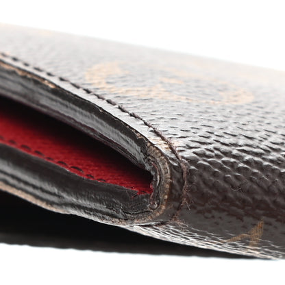 Louis Vuitton Monogram Emilie Wallet Red 13 of 14