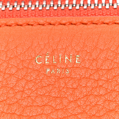 Celine Calfskin Small Edge Shoulder Bag Vermillion 6 of 8