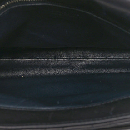 Lanvin Calfskin Matelasse Medium Happy Shoulder Bag Black 5 of 9
