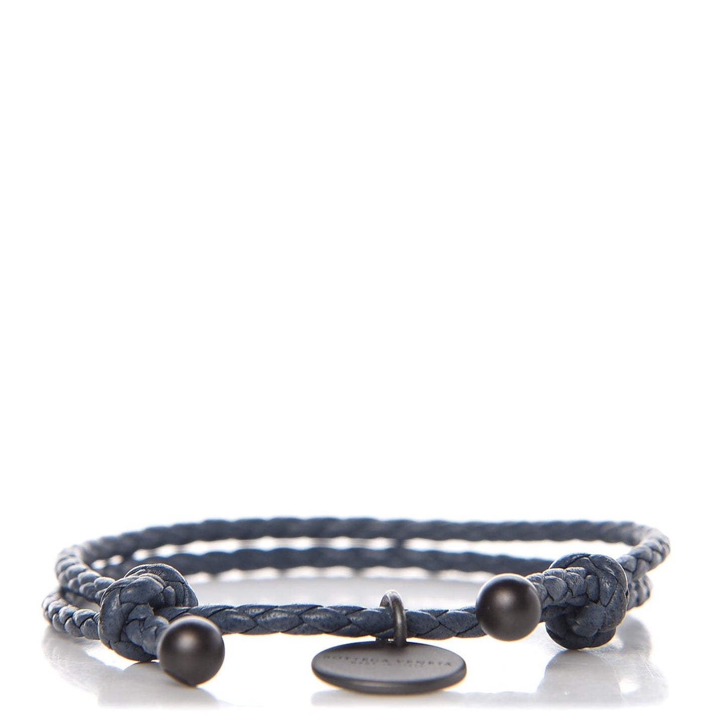 Nappa Intrecciato Bracelet Blue