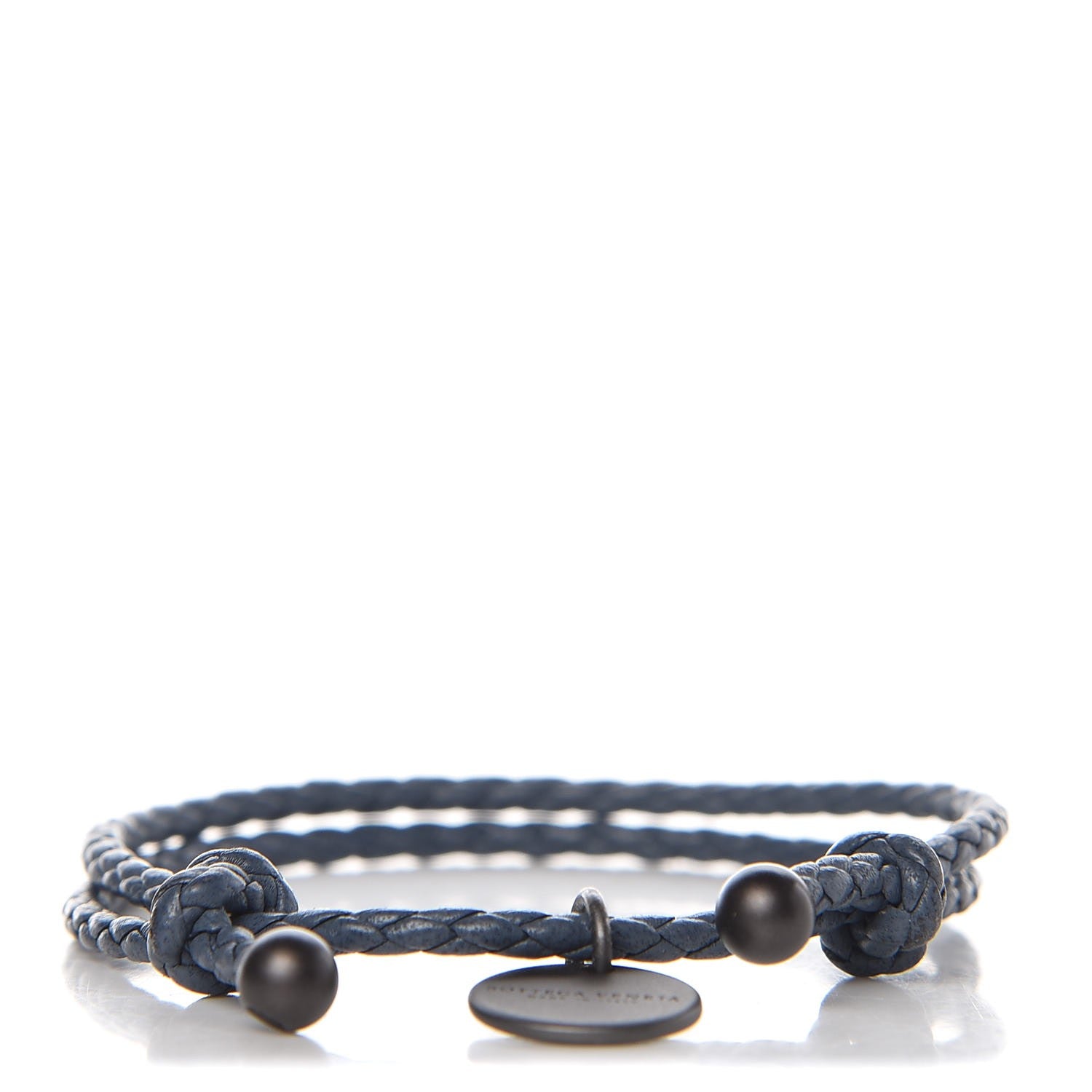 Bottega Veneta Nappa Intrecciato Bracelet Blue 1 of 5