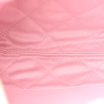 Chanel Patent Gradient Calfskin Quilted Mini Chanel 22 White Light Pink 5 of 11