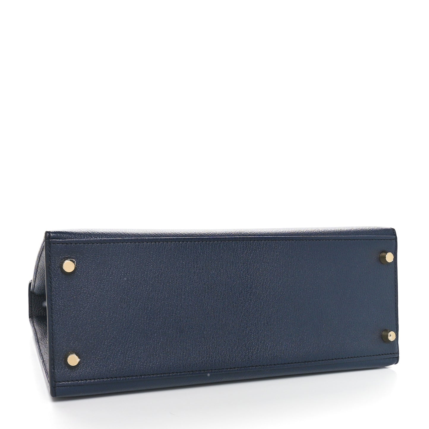 Chevre Chamkila Horseshoe Kelly Sellier 28 Bleu Indigo