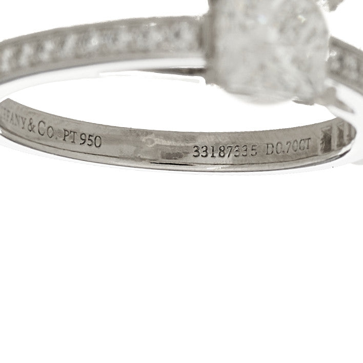 Tiffany Platinum Diamond .70ct Novo Princess-Cut Engagement Ring 49 5 5 of 6