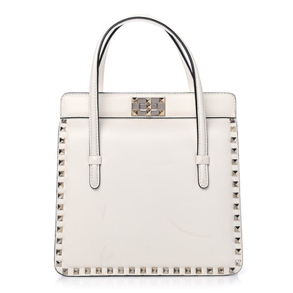 Valentino Garavani Vitello Rockstud Tote Ivory 1 of 5