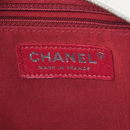 Chanel Tweed Calfskin Quilted Medium Gabrielle Hobo Ivory 8 of 10