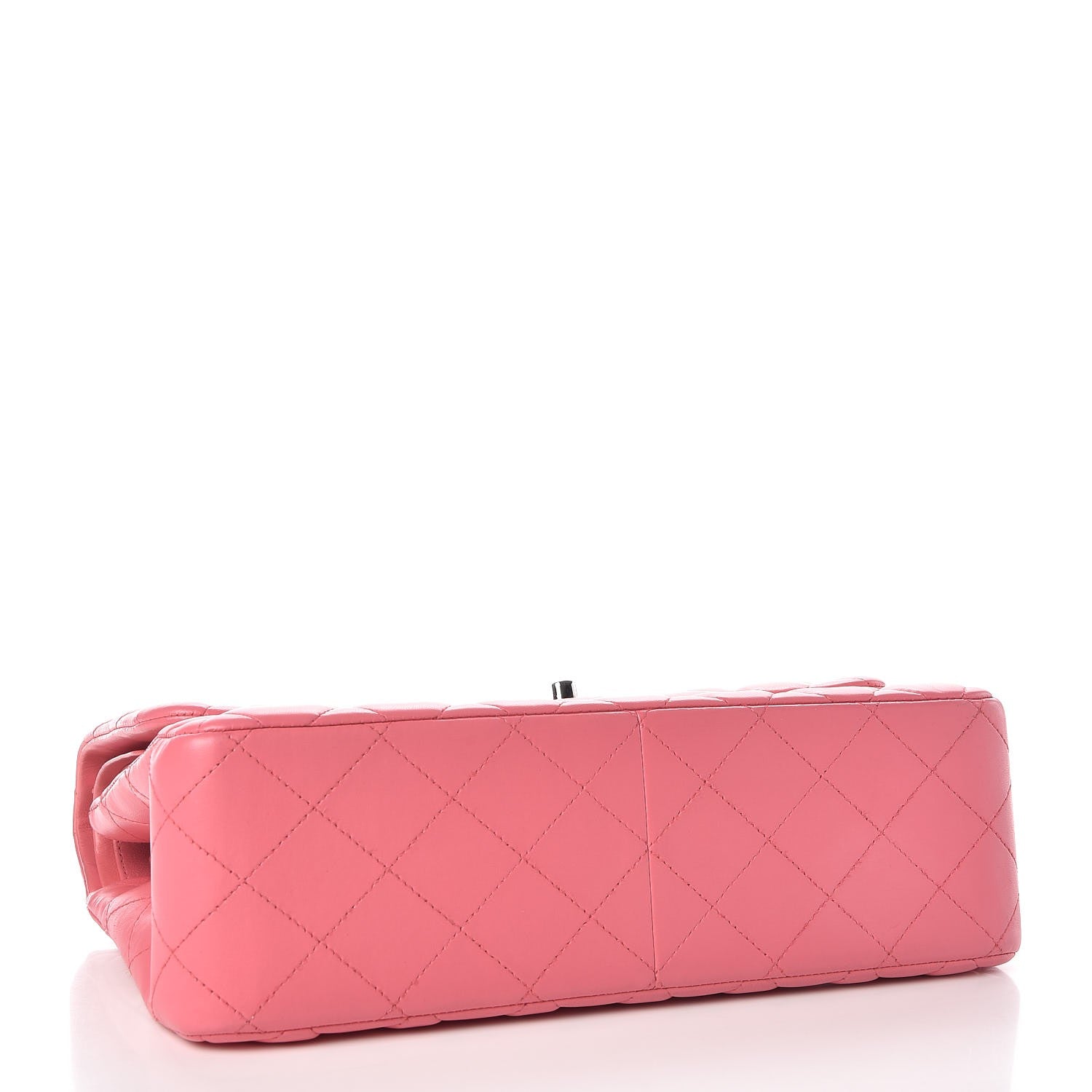 Chanel Lambskin Quilted Jumbo Double Flap Pink 4 of 7