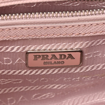 Prada Saffiano Lux Top Handle Crossbody Bag Mughetto 6 of 13