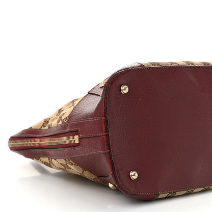 Gucci Monogram Top Handle Bag Red 9 of 11