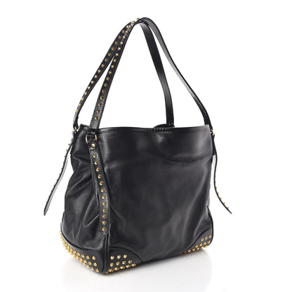 Burberry Lambskin Bridle Studs Small Canterbury Tote Black 3 of 11