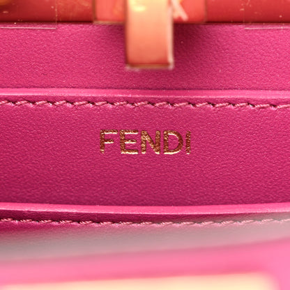 Fendi Shiny Nappa Petite Peekaboo I SEE U Satchel Ciclamino Pilar 6 of 9