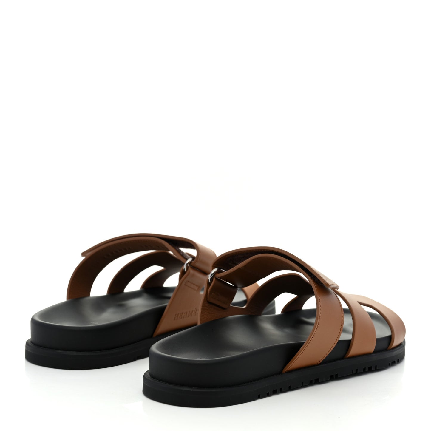 Calfskin Womens Chypre Sandals 38.5 Naturel