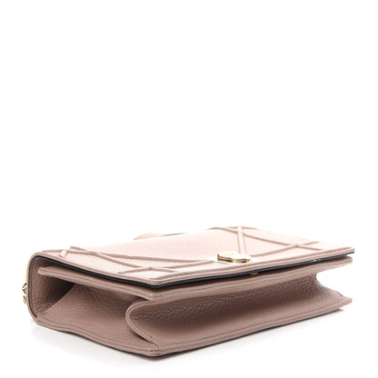 Christian Dior Grained Calfskin Medium Diorama Flap Bag Rose Poudre 3 of 11