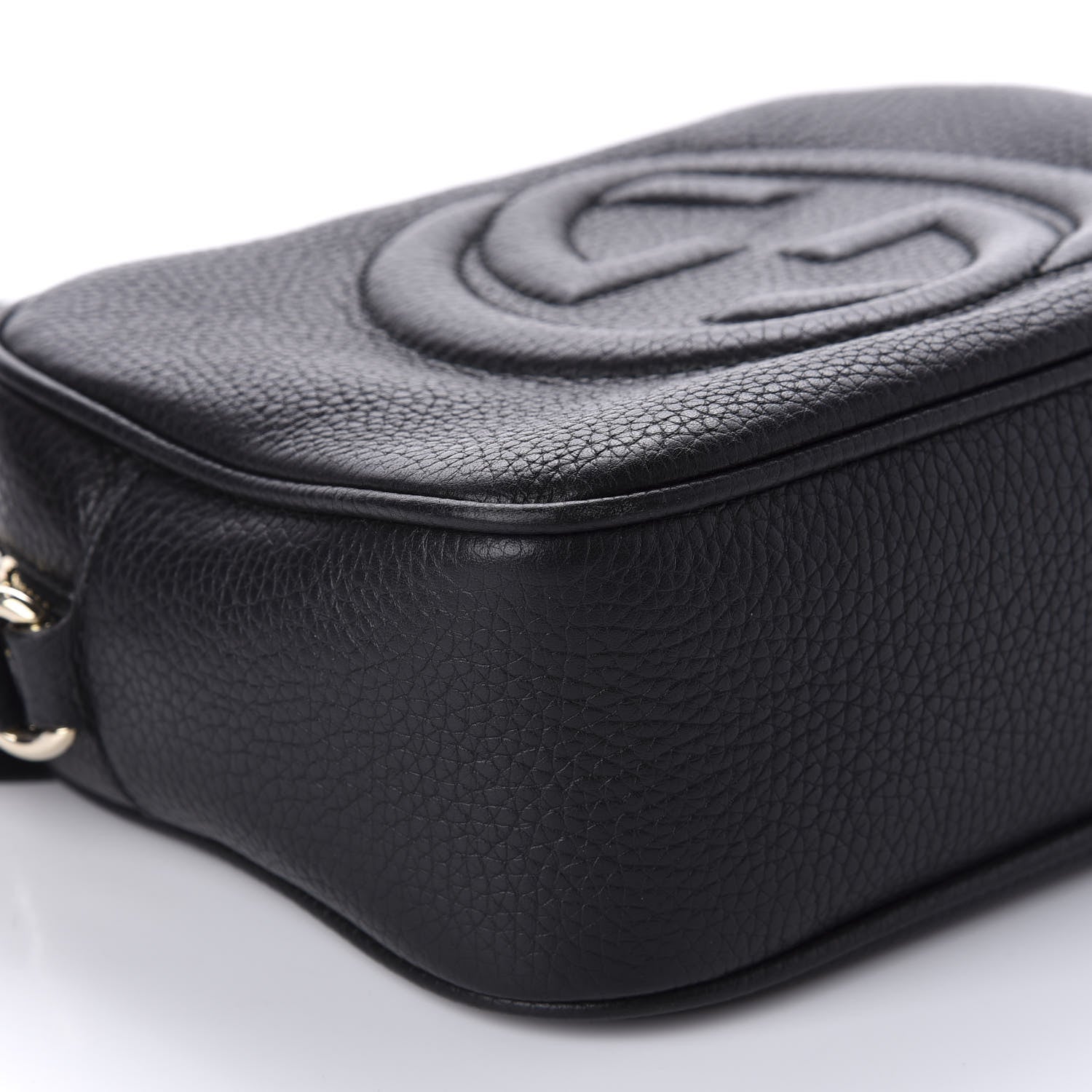 Gucci Pebbled Calfskin Small Soho Disco Bag Black 6 of 10