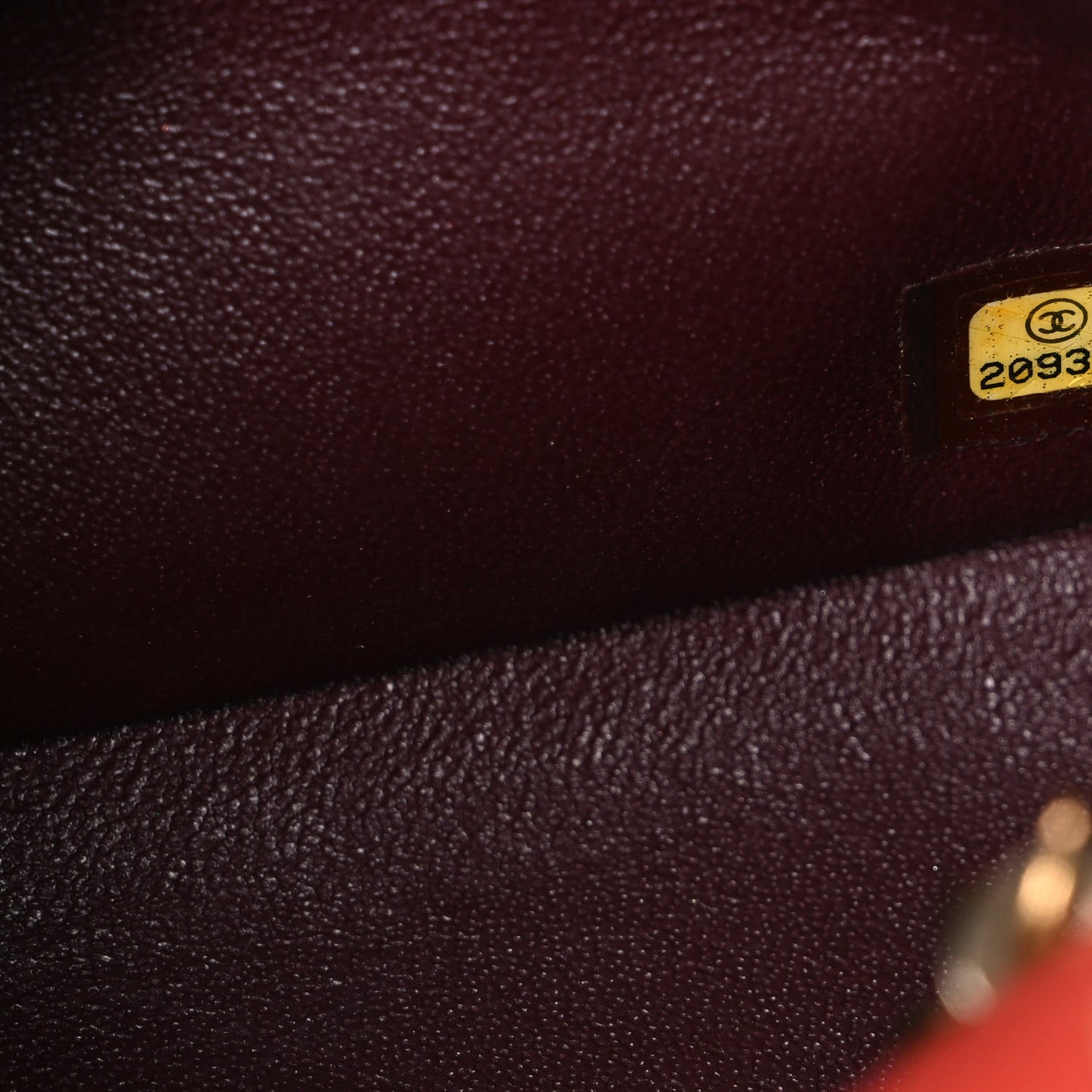 Lambskin Quilted Small Single Flap Red
