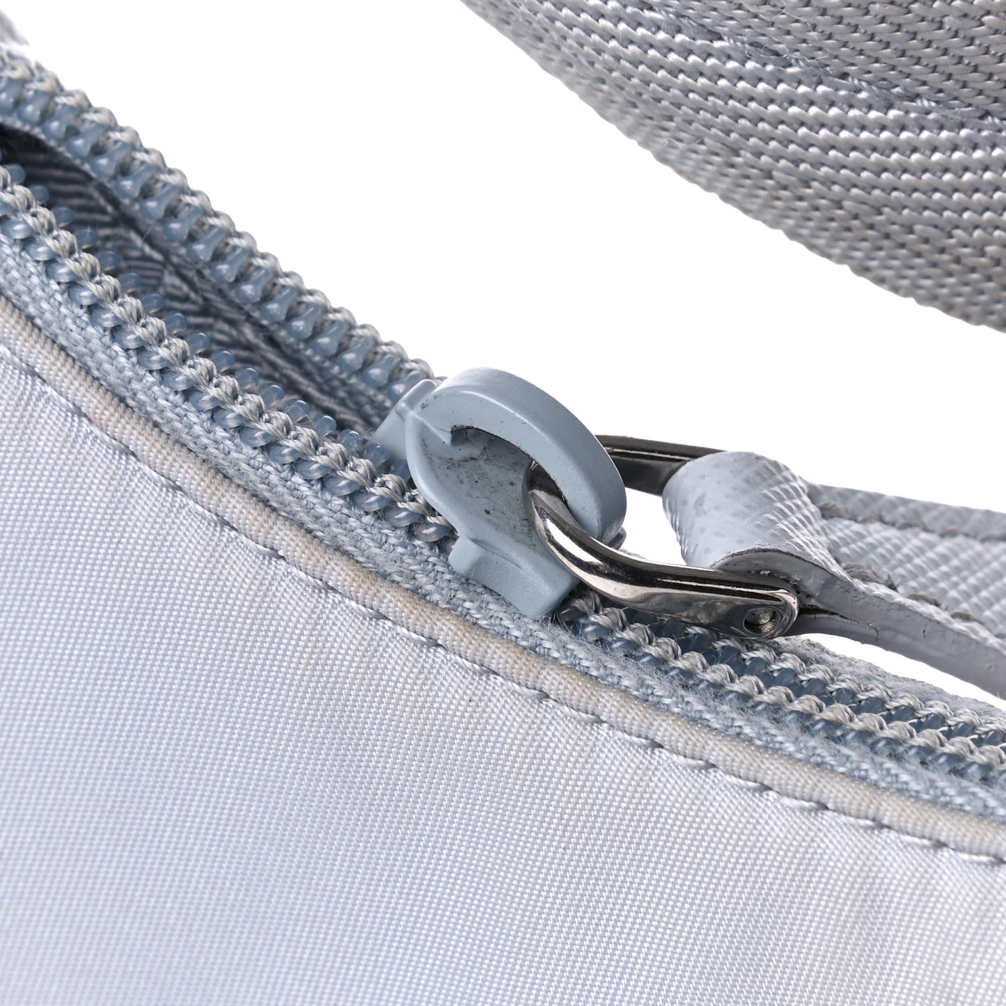 Re-Nylon Saffiano Mini Re-Edition 2005 Bag Fiordaliso