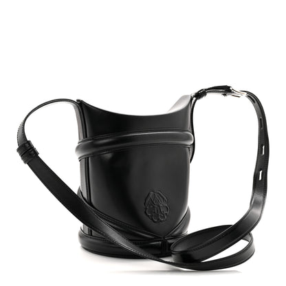 Alexander McQueen Calfskin The Curve Small Shoulder Bag Black 3 of 12