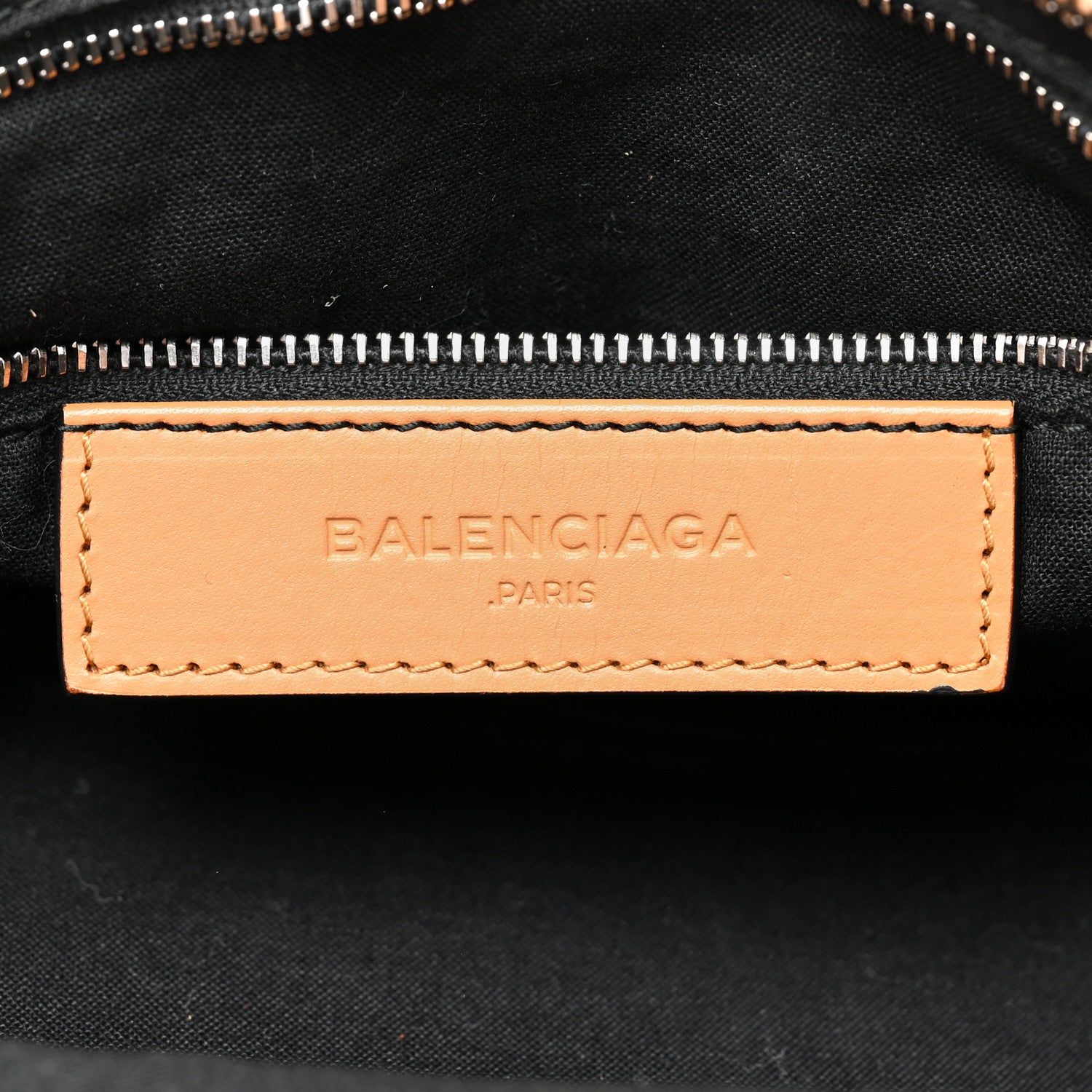 Balenciaga Calfskin Twill Perforated Classic Hardware City Tan 6 of 16