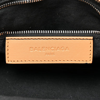 Balenciaga Calfskin Twill Perforated Classic Hardware City Tan 6 of 16