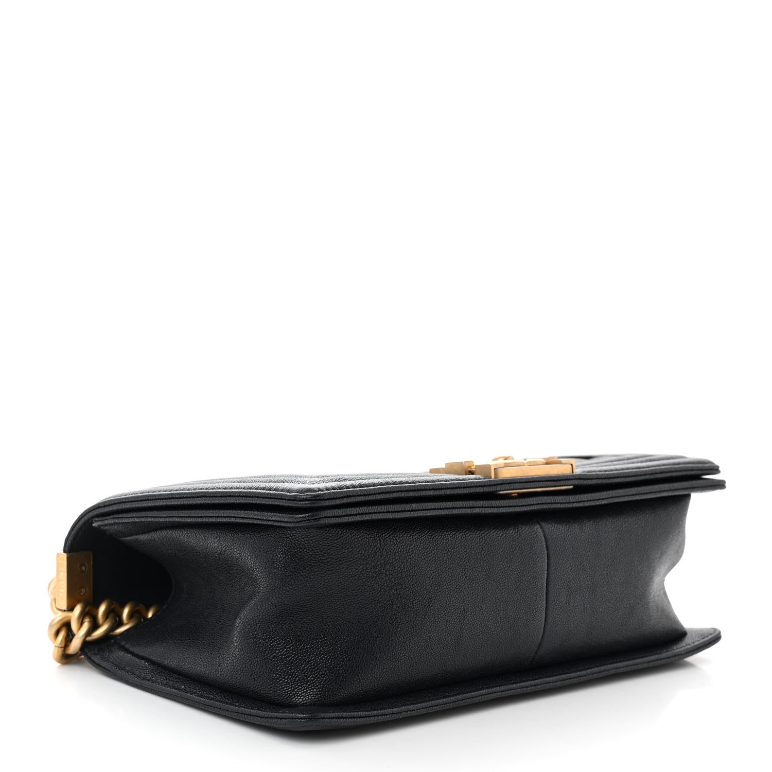Chanel Caviar Quilted Medium Boy Flap Navy 4 of 10