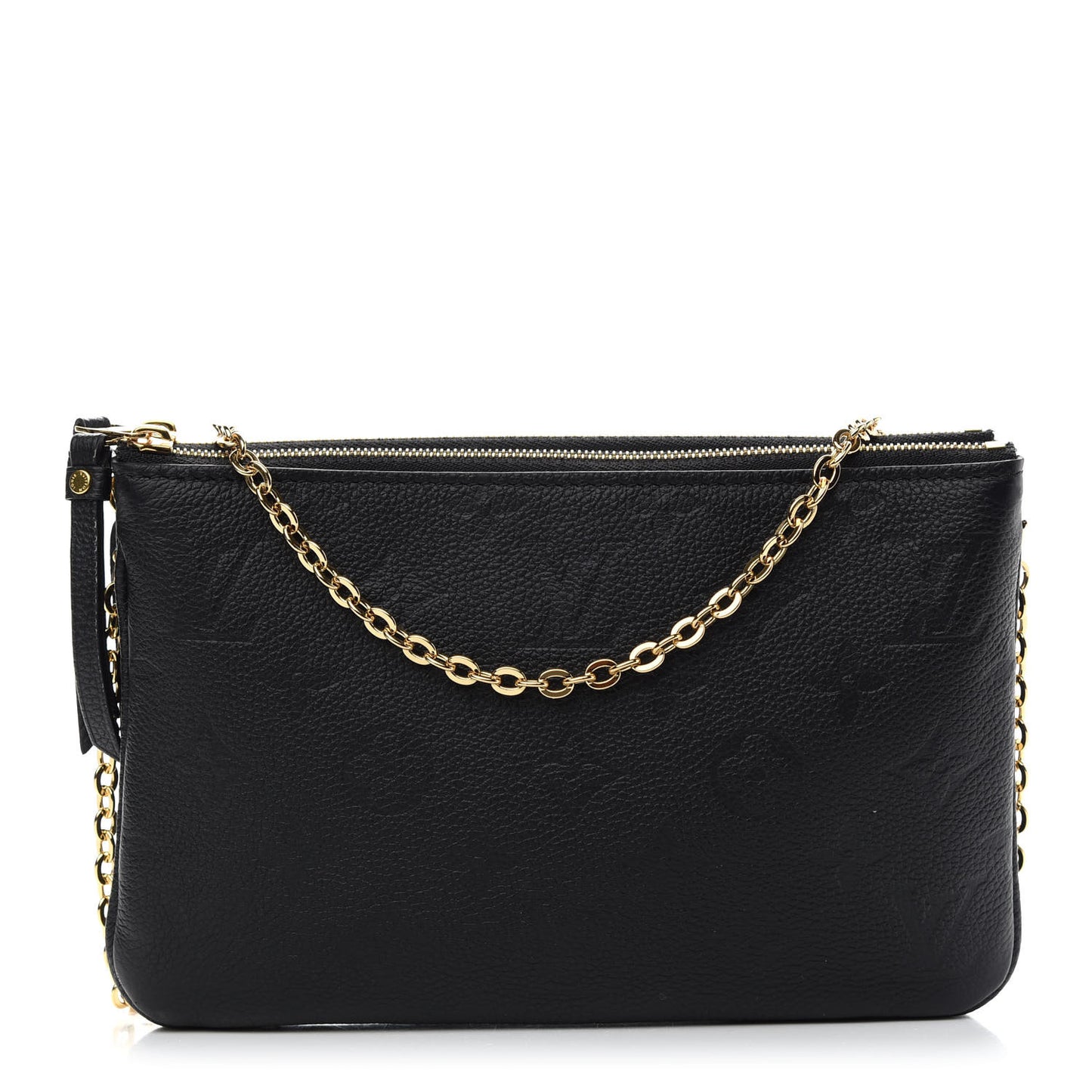 Empreinte Double Zip Pochette Black
