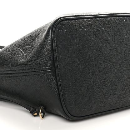 Louis Vuitton Empreinte Monogram Giant Neverfull MM Black 9 of 10