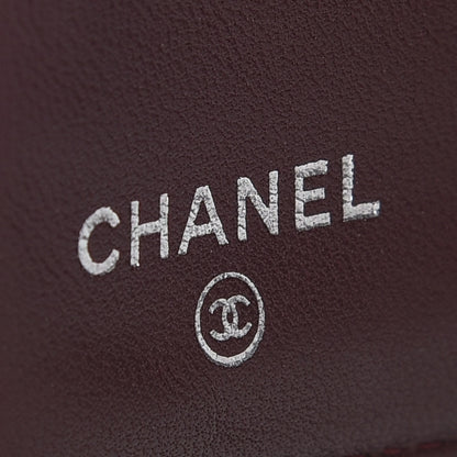 Chanel Lambskin Quilted Large Flap Wallet Black 8 of 10
