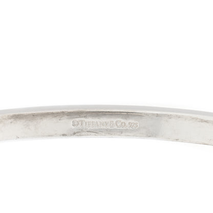 Tiffany Sterling Silver Signature X Bangle Bracelet 3 of 3