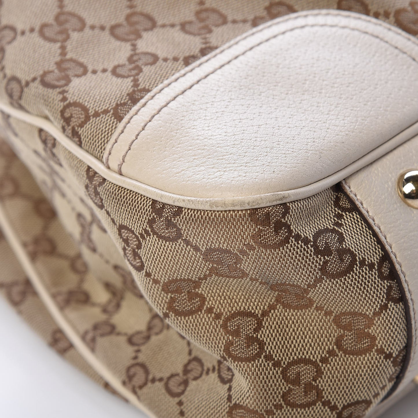Monogram Medium Princy Tote Off White