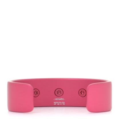 Hermes Aluminium Sunset Medor Bracelet T2 Rose Couture 3 of 4