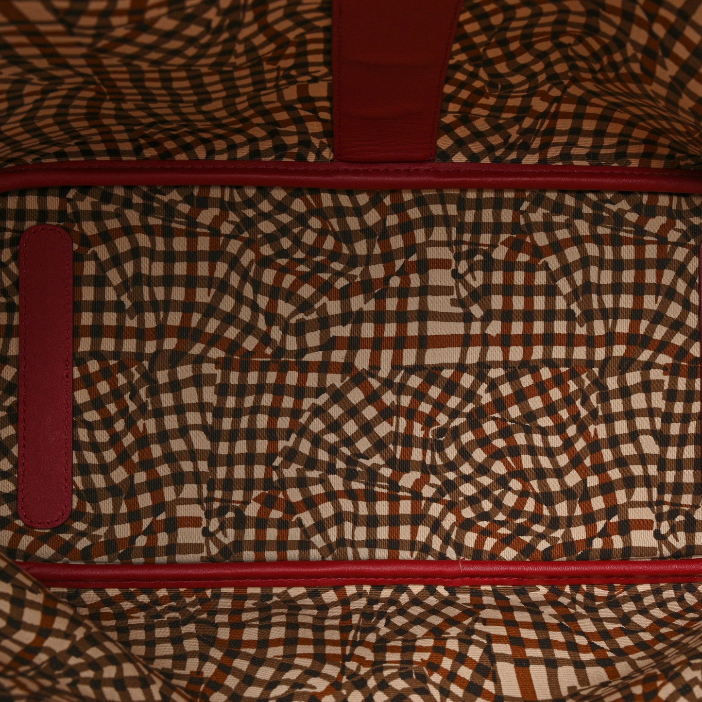 Visetos Medium Liz Reversible Shopper Tote Beige Red