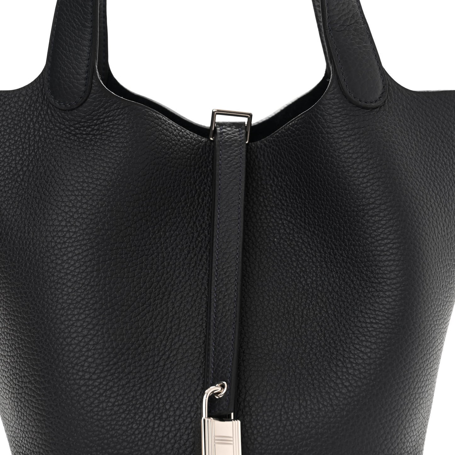 Taurillon Clemence Picotin Lock 22 MM Bleu Nuit