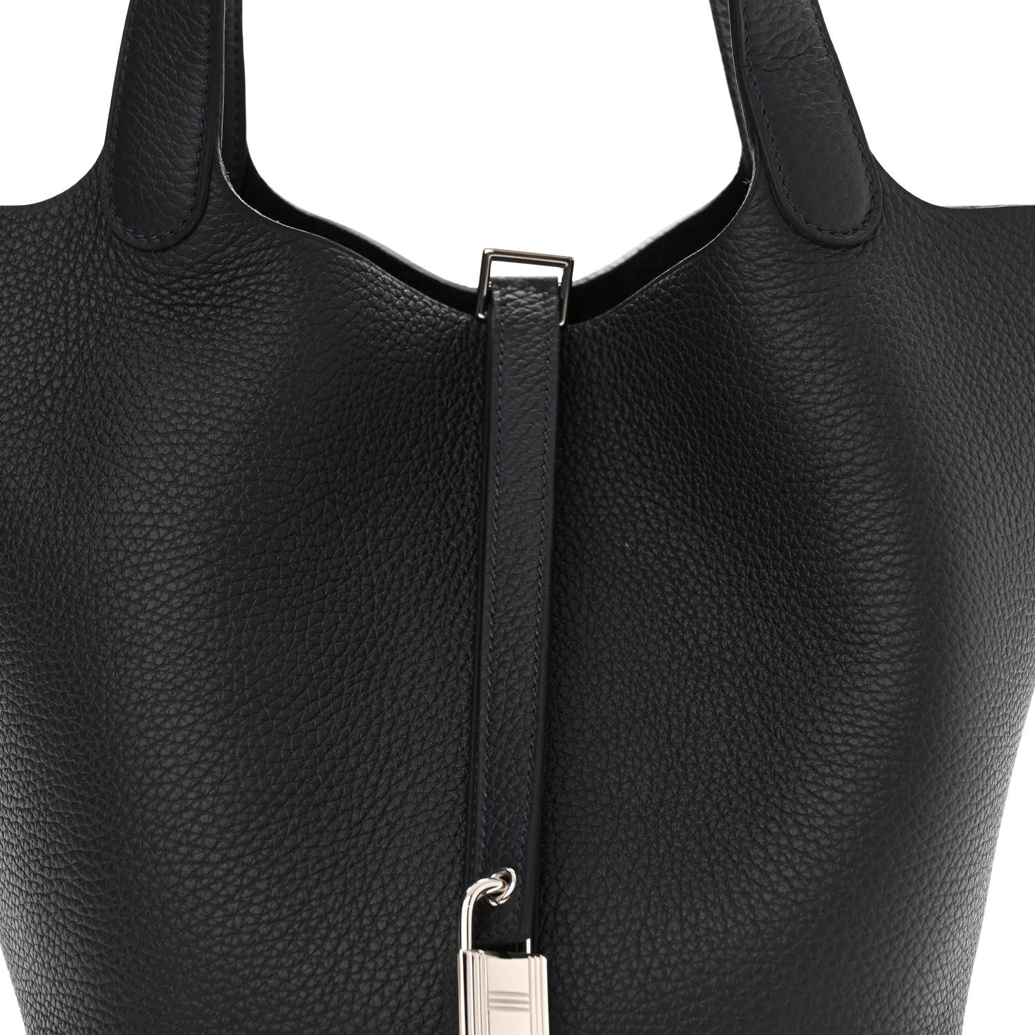 Hermes Taurillon Clemence Picotin Lock 22 MM Bleu Nuit 8 of 11