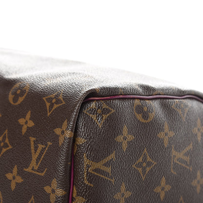Louis Vuitton Monogram Totem Speedy 30 Magenta 10 of 13