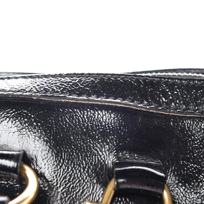 Saint Laurent Textured Patent Calfskin Medium Muse Black 19 of 26