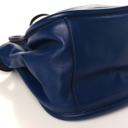Proenza Schouler Calfskin Small Ruched Tote Navy 7 of 8