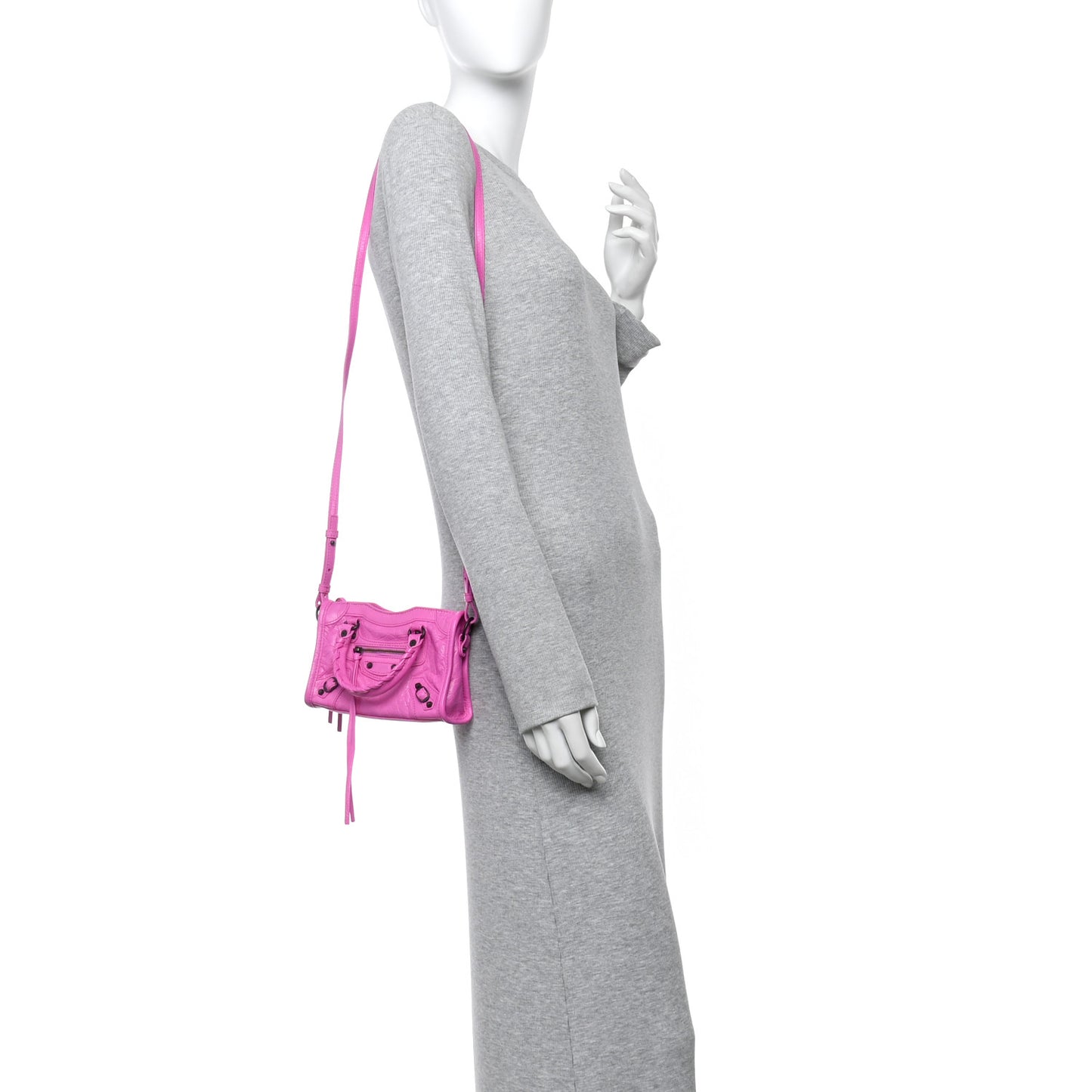 Agneau Arena Classic Hardware Nano Le City White Fuchsia