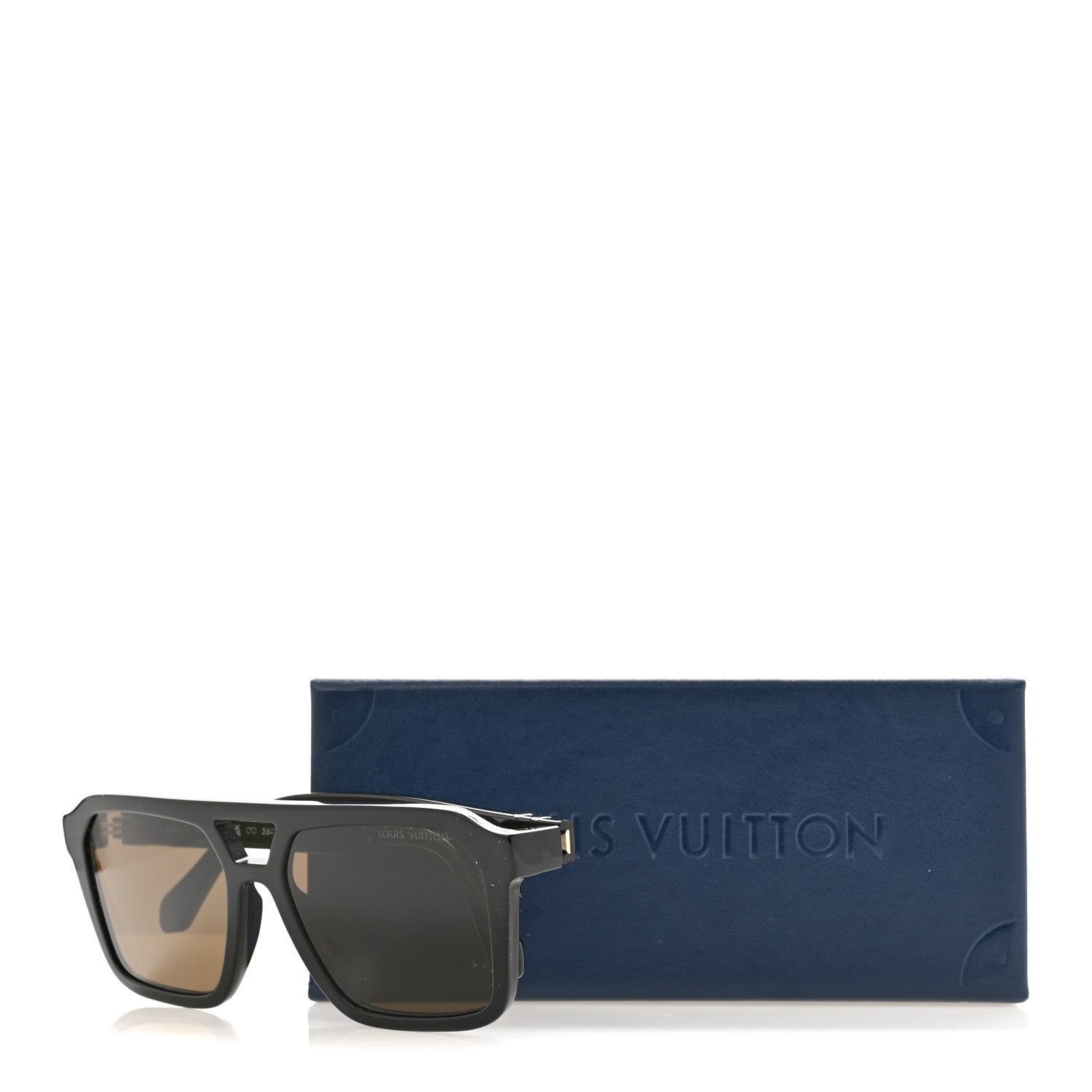 Louis Vuitton Acetate LV Hit Large Square Sunglasses Z3095U  Black 8 of 8