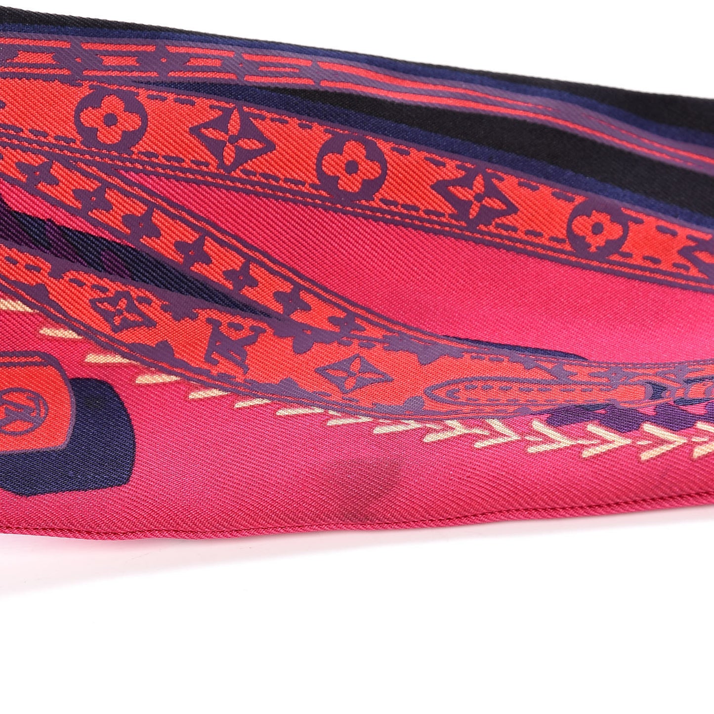 Silk Dreamonogram Bandeau Pink Glitter