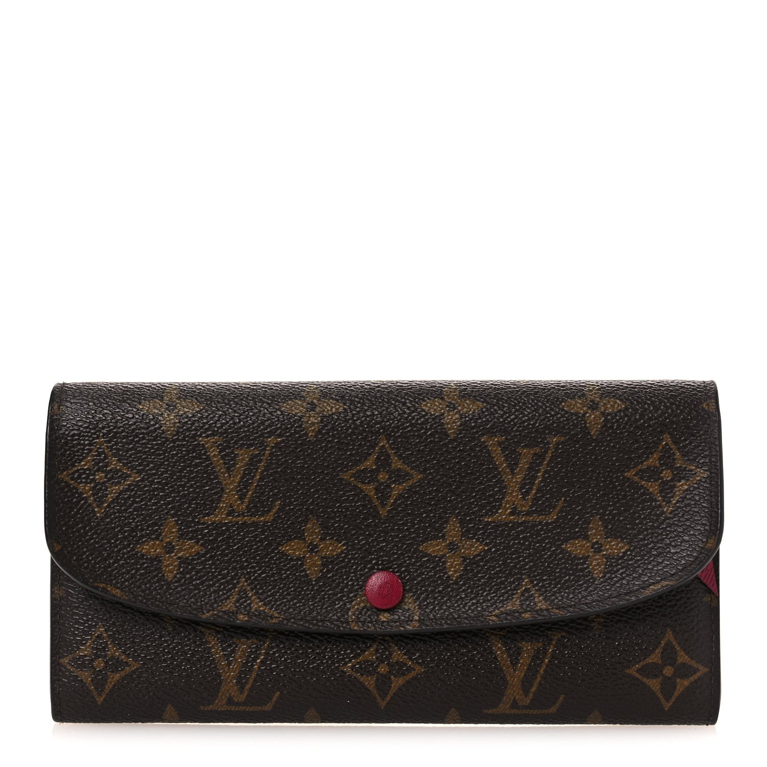 Louis Vuitton Monogram Emilie Wallet Fuchsia 1 of 9