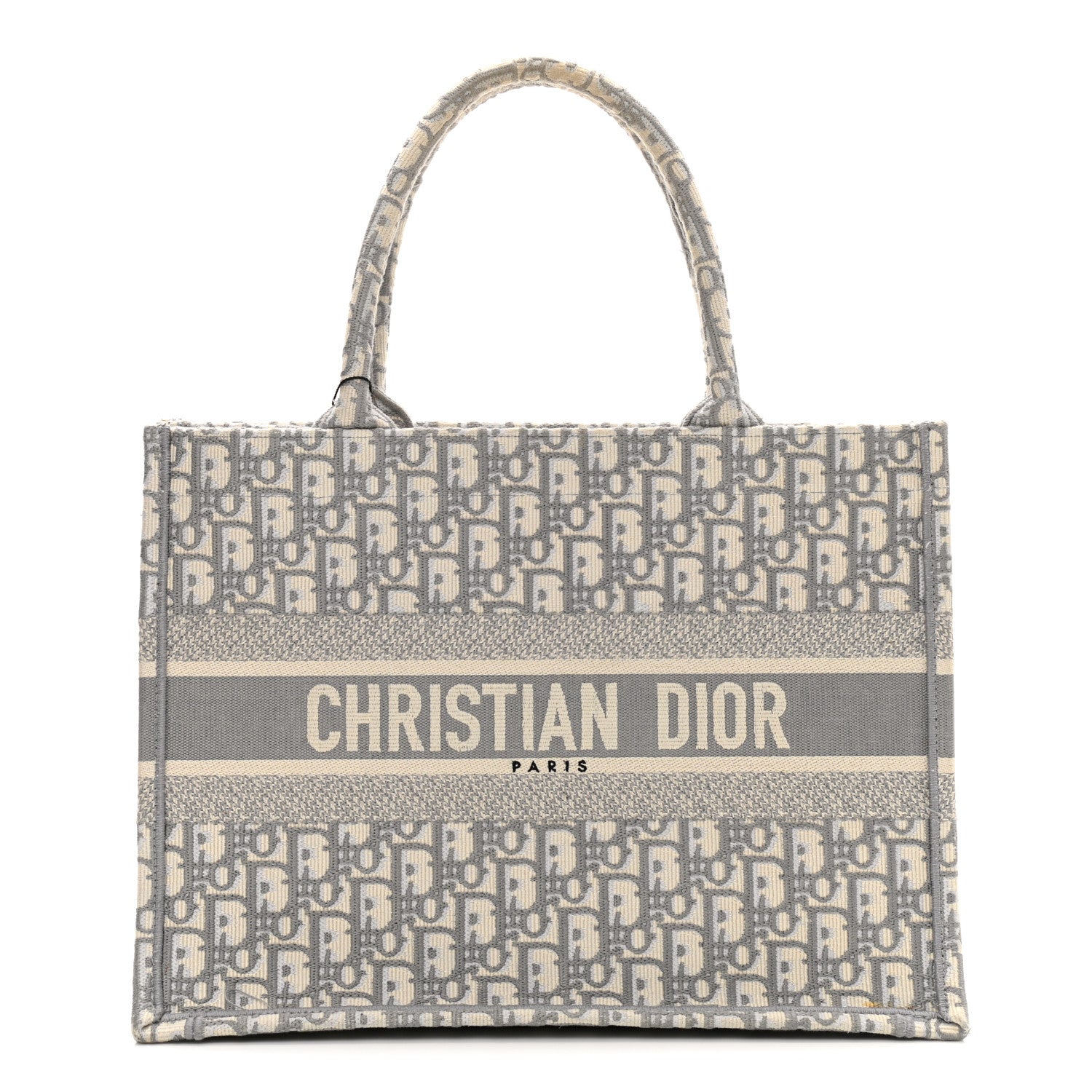 Christian Dior Oblique Medium Book Tote Grey 1 of 12