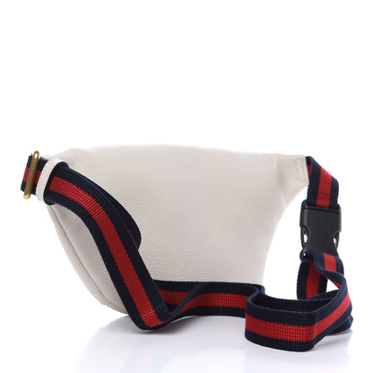 Gucci Grained Calfskin Small Logo Belt Bag White 3 of 7