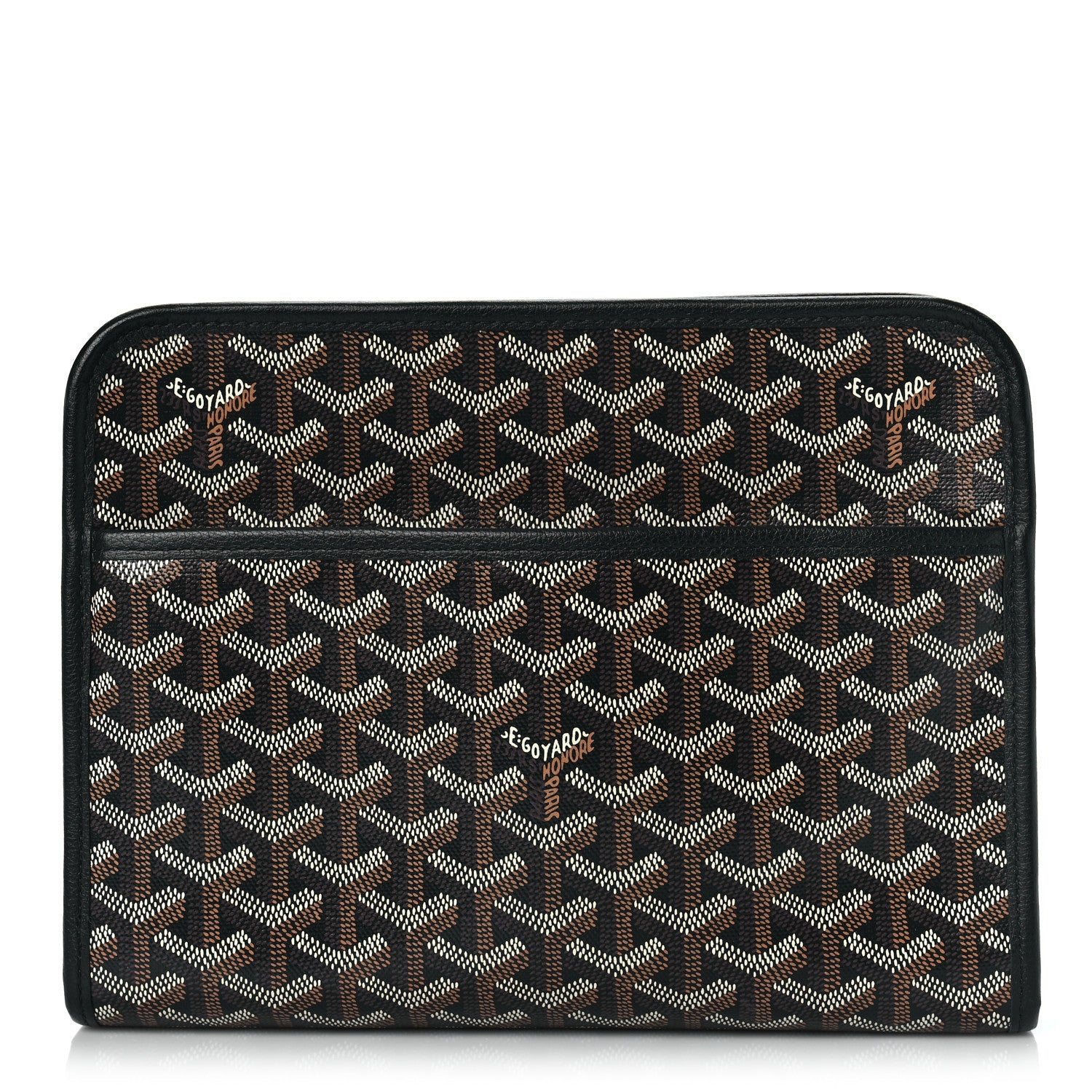 Goyard Goyardine Jouvence MM Toiletry Pouch Black 1 of 8