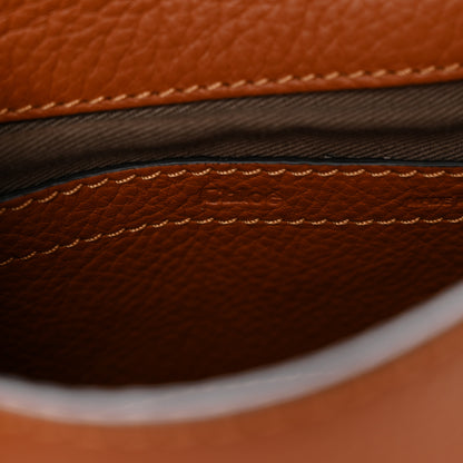 Chloe Grained Calfskin Small Marcie Saddle Bag Tan 6 of 10