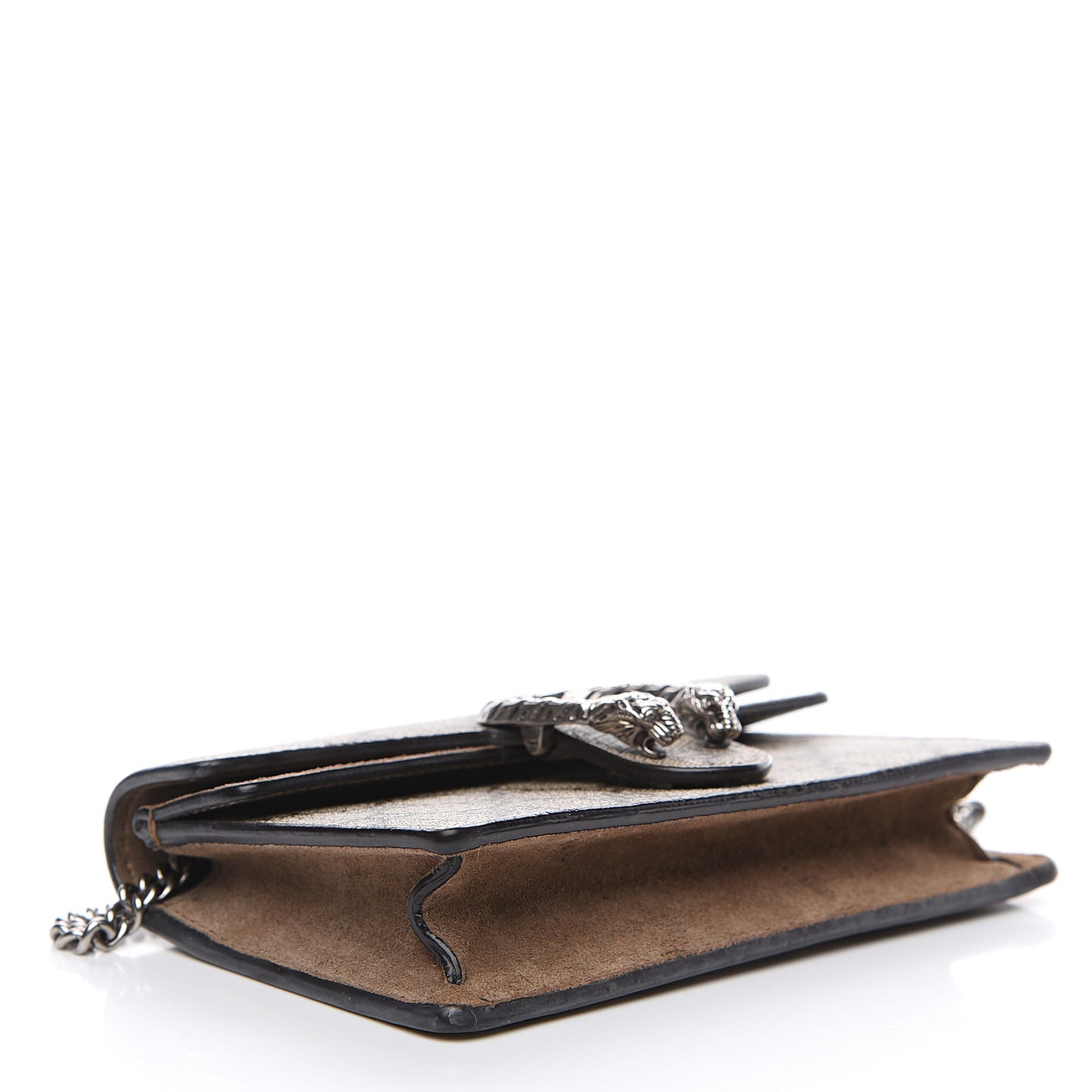 GG Supreme Monogram Super Mini Dionysus Shoulder Bag Taupe