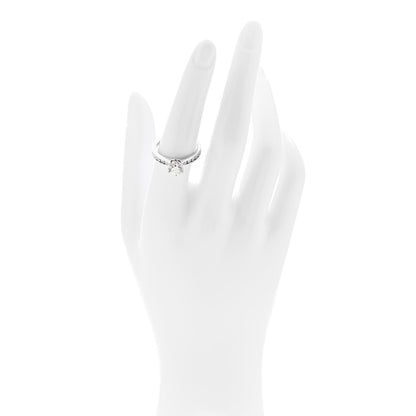 Tiffany Platinum Diamond 1.04ct Channel-Set Engagement Ring 54 7 2 of 7