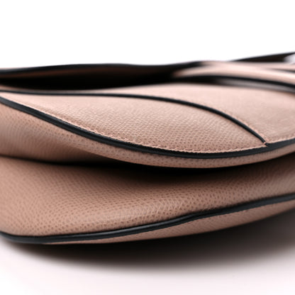 Christian Dior Grained Calfskin Saddle Bag Pink 8 of 9