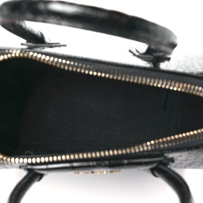Givenchy Calfskin Crocodile Embossed Small Antigona Black 5 of 10