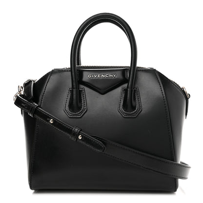 Givenchy Shiny Lord Calfskin Mini Antigona Black 1 of 11
